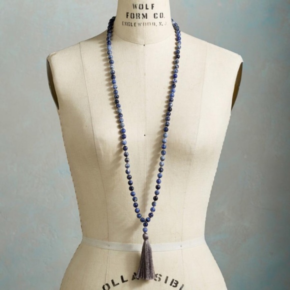 NEW Sundance Catalog Mala Prayer Tassel Necklace - Picture 4 of 4